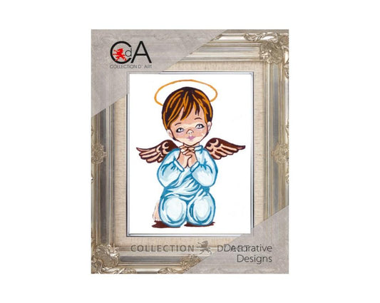 Maltese Tapestry Kit Angel Boy 14x18cm