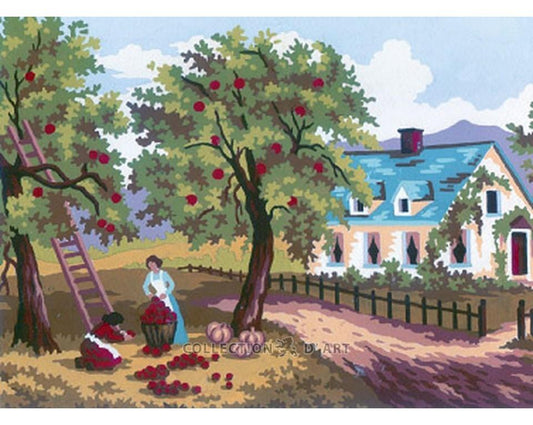 Maltese Tapestry Kit Countryside 14x18cm