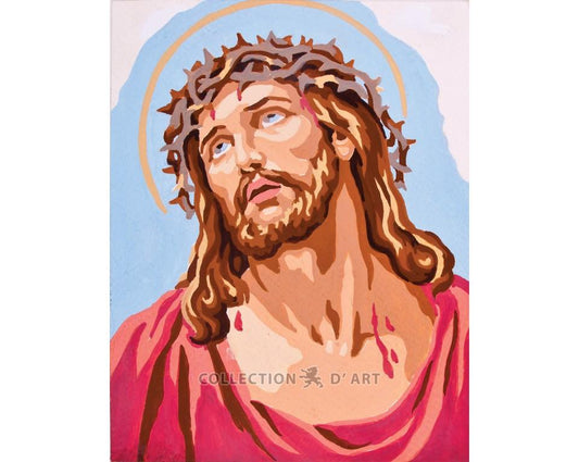 Maltese Tapestry Kit Christ 14x18cm