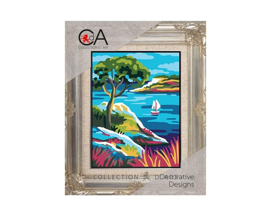 Maltese Tapestry Kit Scenery 14x18cm