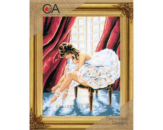 Maltese Tapestry Kit Ballerina 22x30cm