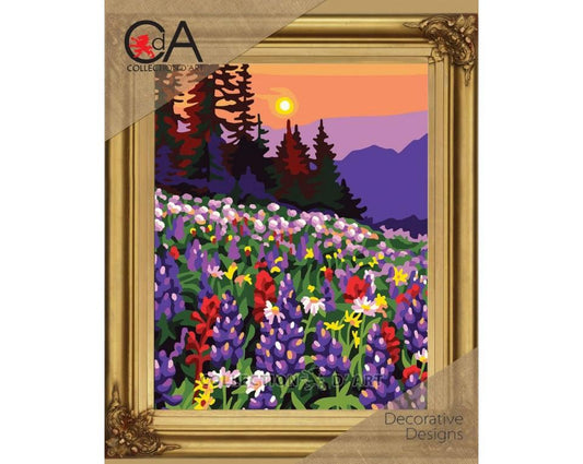 Maltese Tapestry Kit Field of Flowers 22x30cm