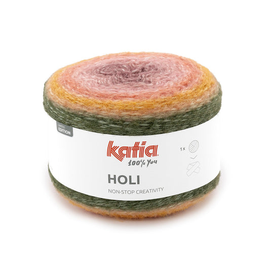 Holi Yarn 200G 504 Khaki Orange Rose